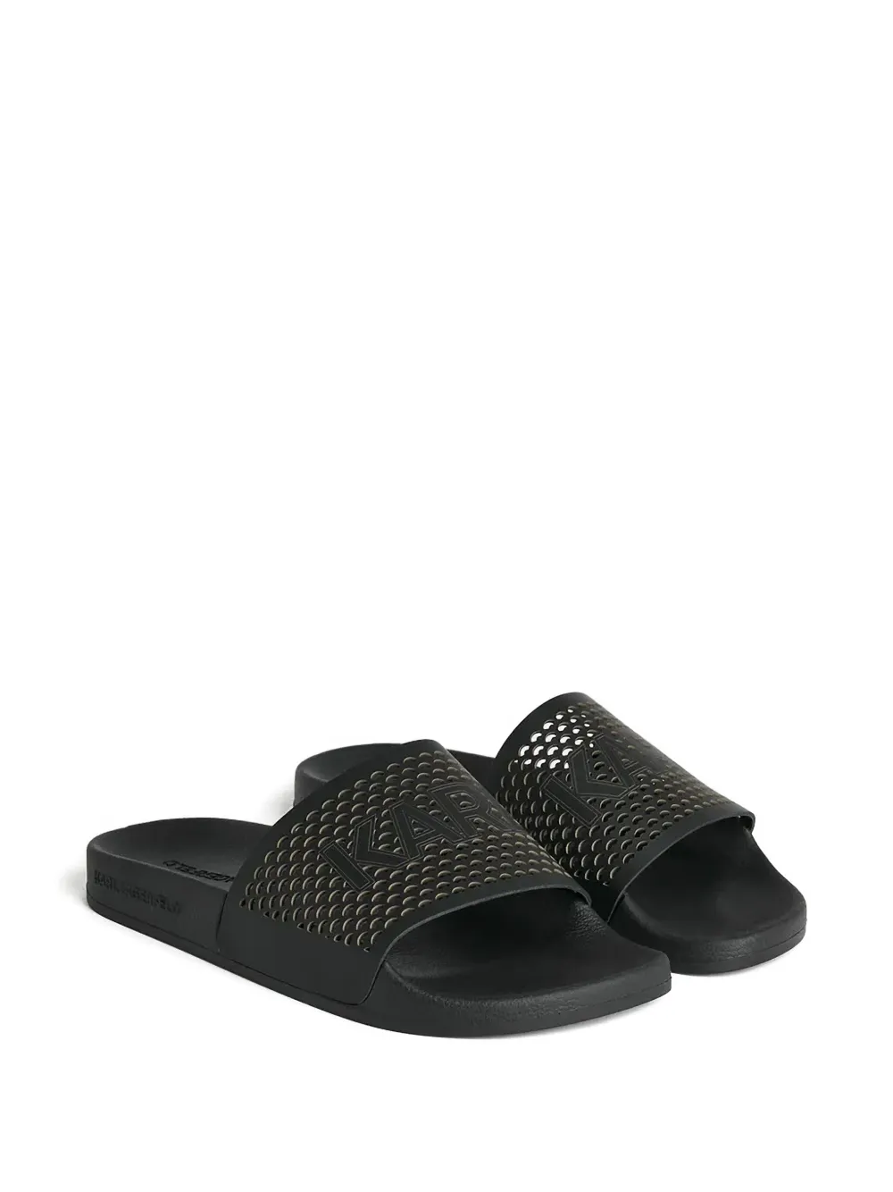 Karl Lagerfeld leather slides | Image 2