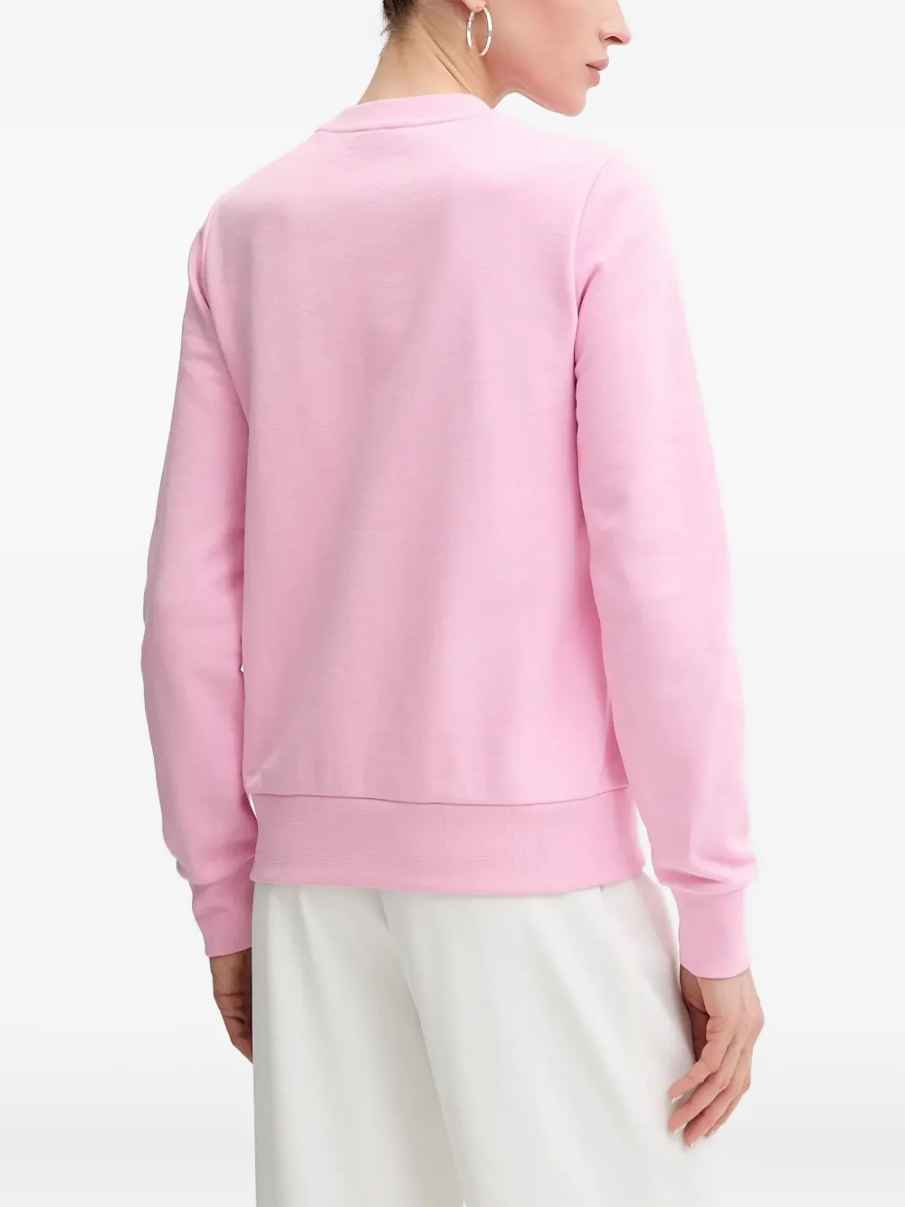Karl Lagerfeld Sweater met logo Roze