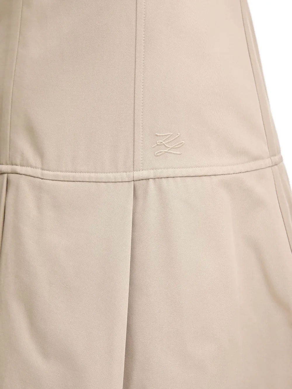 Karl Lagerfeld Mini-jurk met V-hals Beige