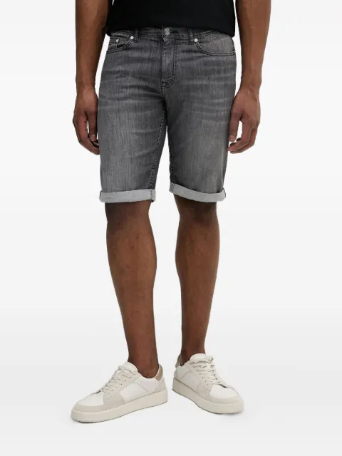 Karl Lagerfeld logo-patch denim shorts
