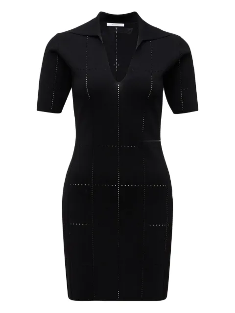 Max Mara Minikleid mit Lochmuster