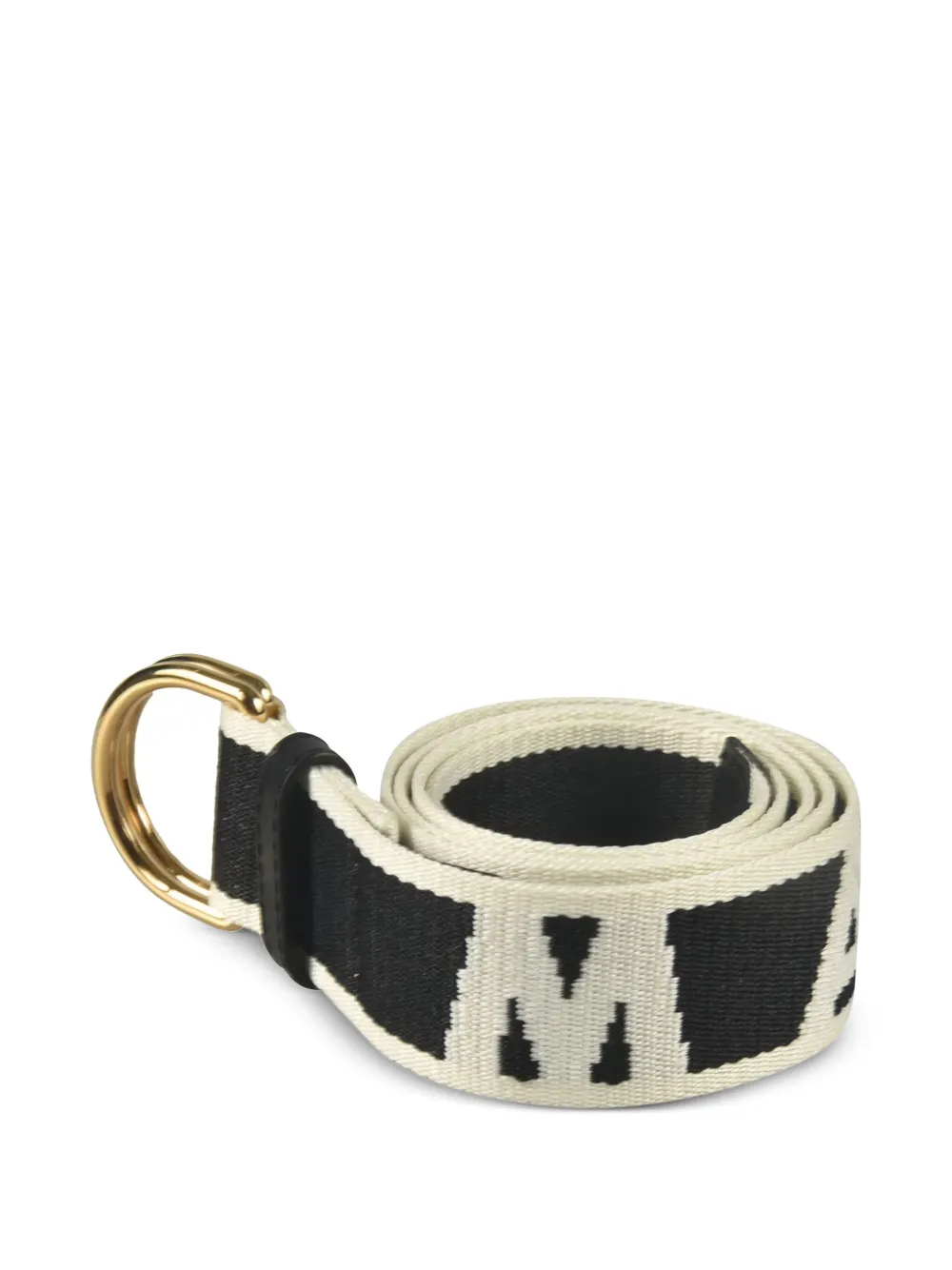 Marni logo-jacquard belt - ブラック Marni logo-jacquard belt - ブラック