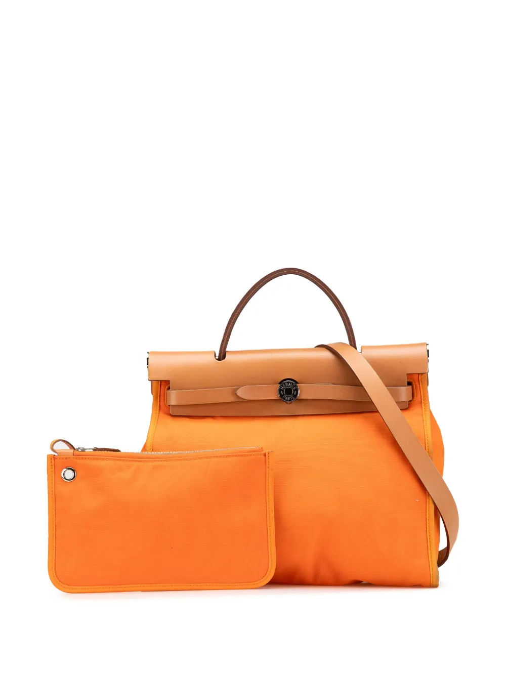 Pre-owned Hermes 2012 Toile Herbag Zip 31 Satchel