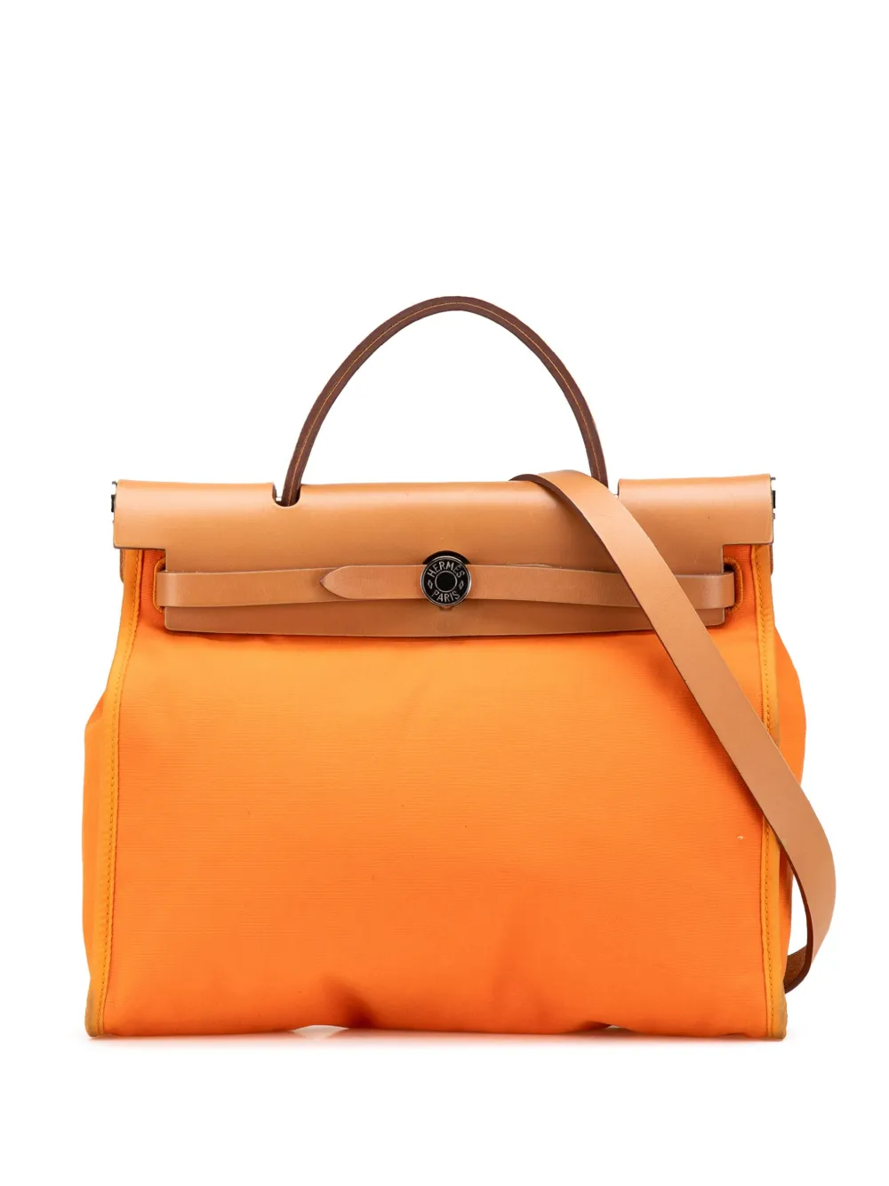Hermès Pre-Owned 2012 Toile Herbag Zip 31 satchel | Brown | Image 1
