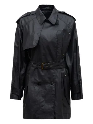 トレンチコート Isabel Marant SS25 (MA0410FA C1C01I90BE) ISABEL MARANT｜フリルカラーロングトレンチコート