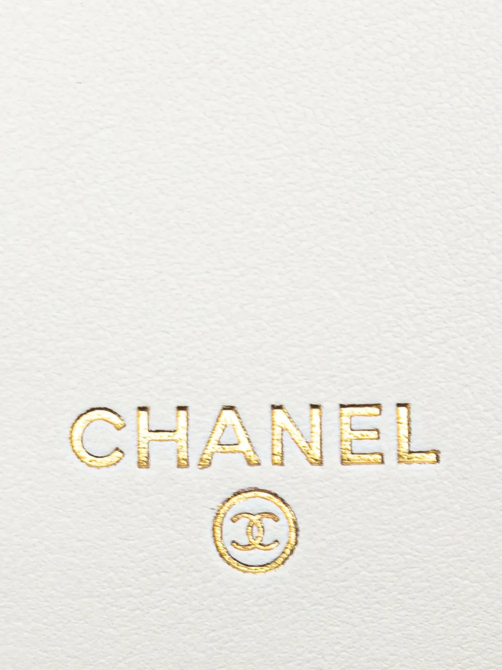 Pre-owned Chanel 2021-2025 Cc Quilted Caviar Trifold Flap Wallet Small Wallets