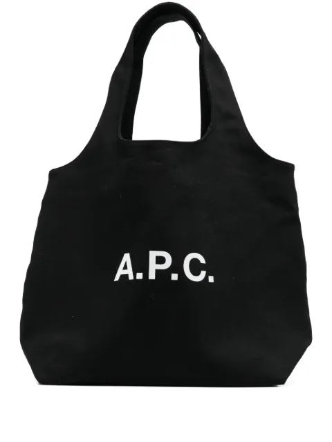 A.P.C. logo-print tote bag