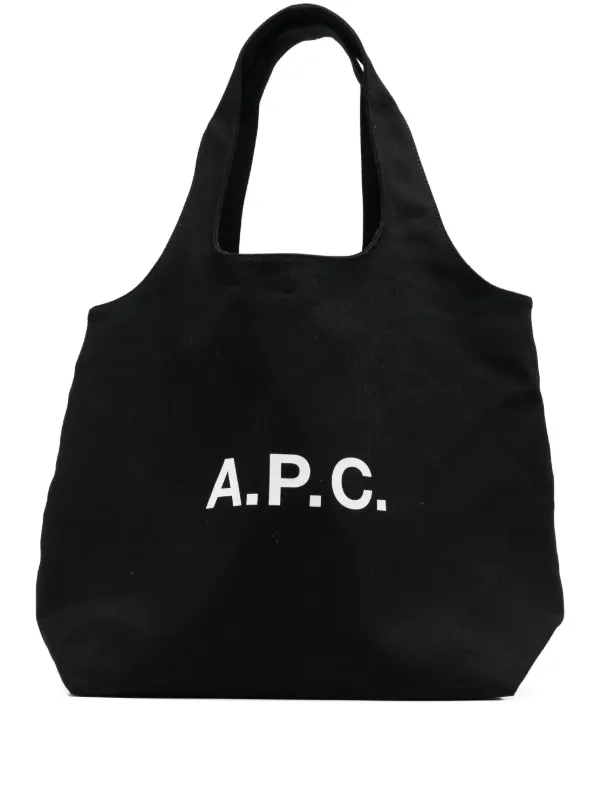 A.P.C. ブラック　トートバッグ A.P.C. ロゴ トートバッグ | ブラック | FARFETCH JP