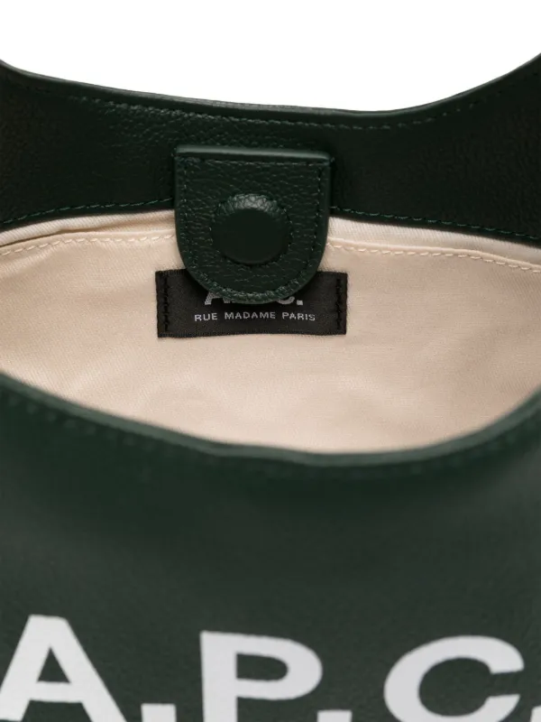 A.P.C. Ninon ショルダー ブラック×ダークグリーン A.P.C. (アーペーセー) SAC NINON / ショルダーバッグ