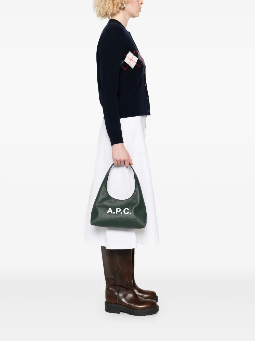 A.P.C. mini Ninon shoulder bag - Groen