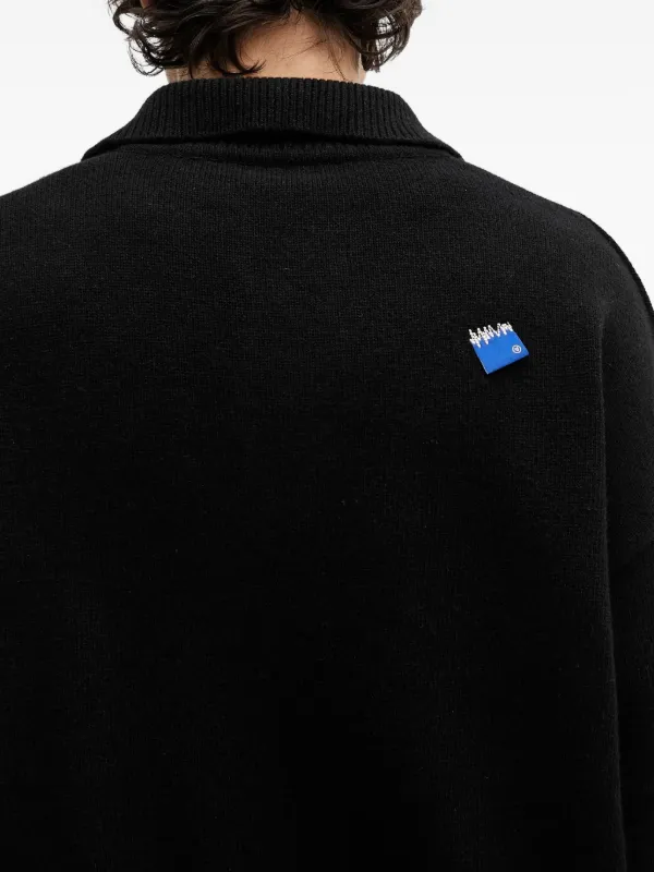 ADERERROR ブラック ポロセーター Ader Error ポロネック セーター | ブラック | FARFETCH JP
