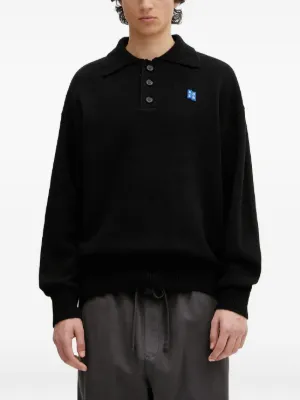 Ader Error ポロネック セーター (ブラック) Ader Error セーター メンズ通販 - FARFETCH