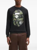 A BATHING APE® 1st Camo Big Head Ape long-sleeve sweatshirt - Black