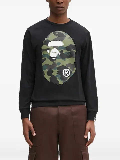 A BATHING APE® 1st Camo Big Head Ape long-sleeve sweatshirt