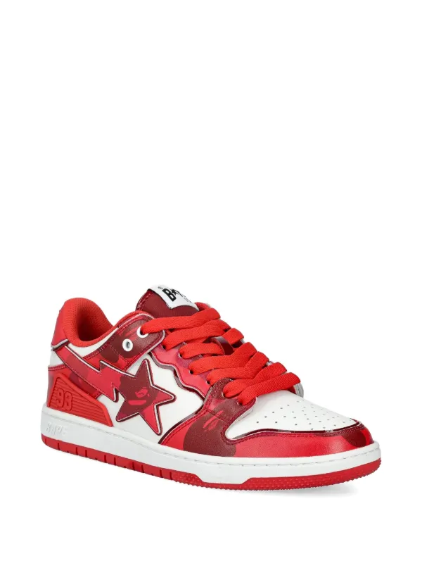 A BATHING APE® Star-93 スニーカー | レッド | FARFETCH JP