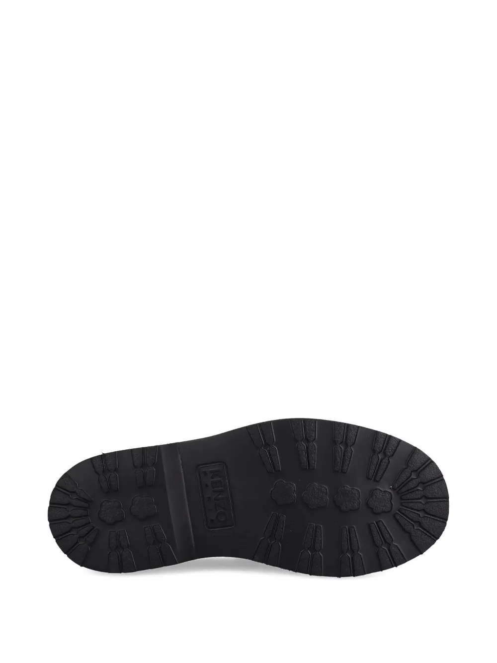 Kenzo Leren penny loafers Zwart