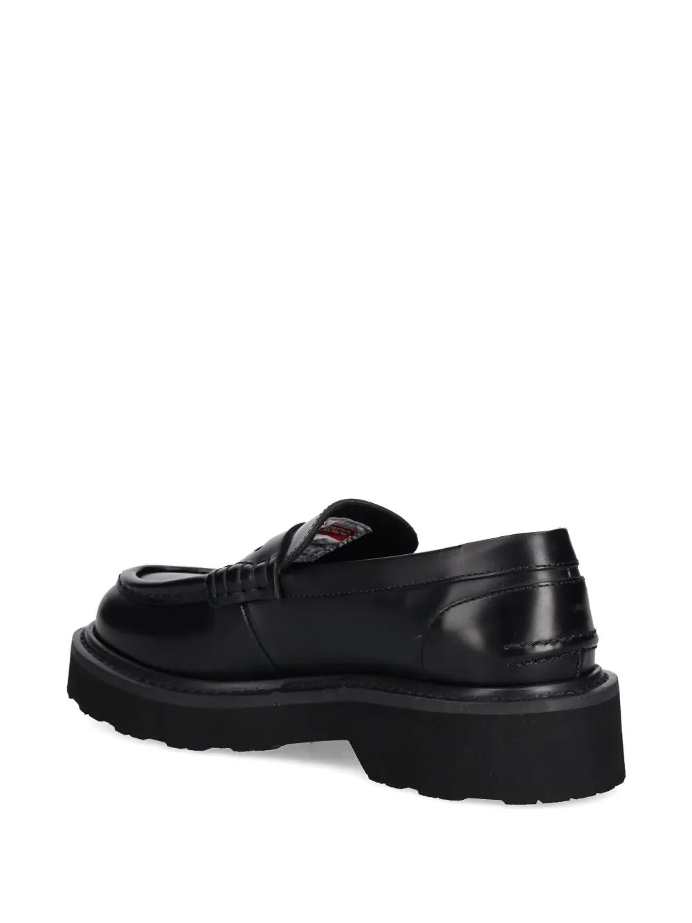 Kenzo Leren penny loafers Zwart