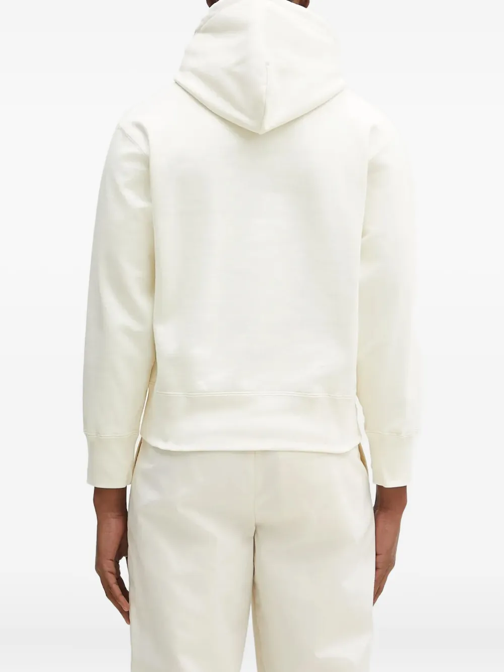 A BATHING APE Hoodie met geborduurd logo Wit
