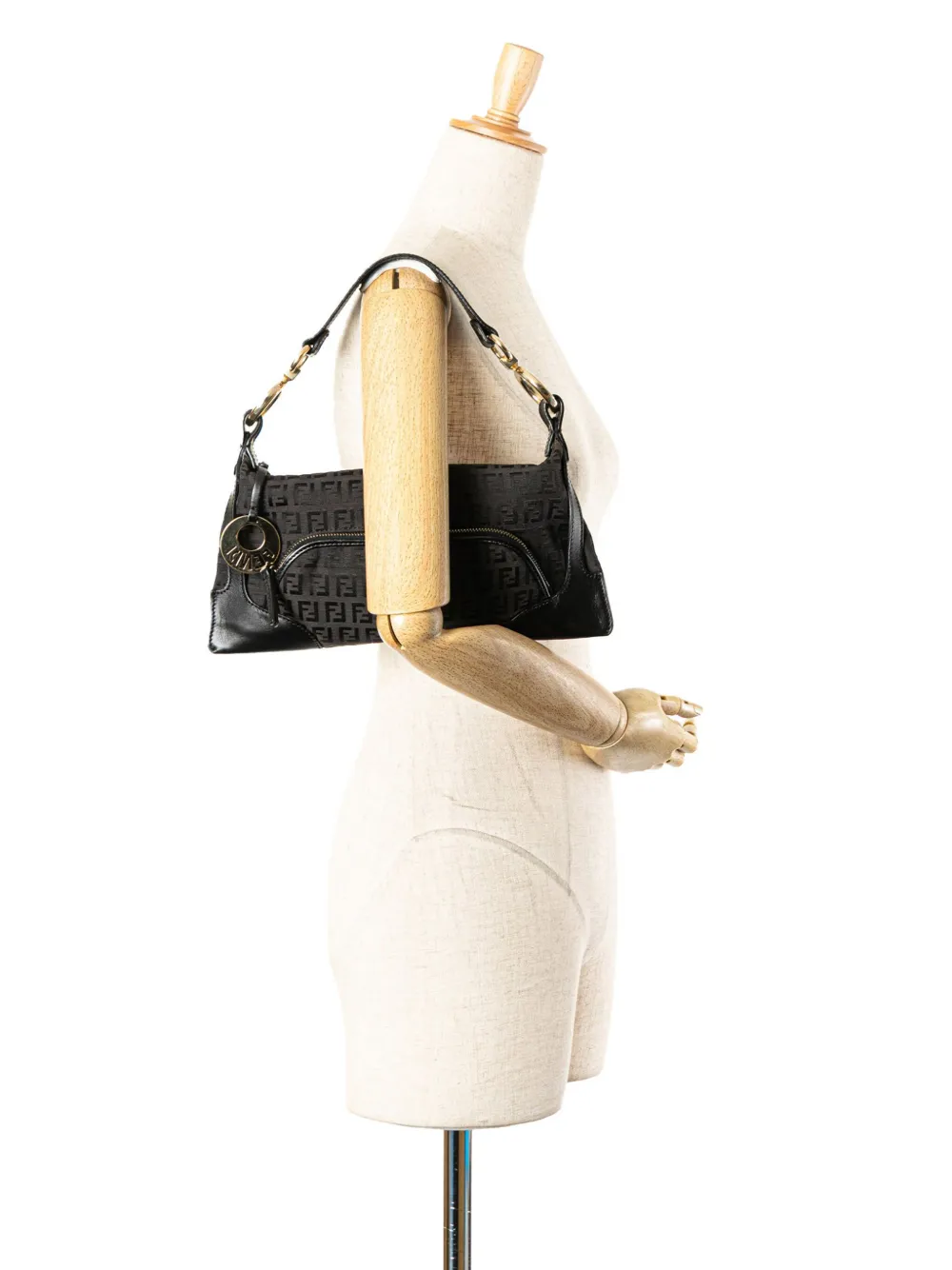 Fendi Pre-Owned 2000-2010 Zucchino Canvas Chef Pocket shoulder bag | Pre-Owned | Image 2