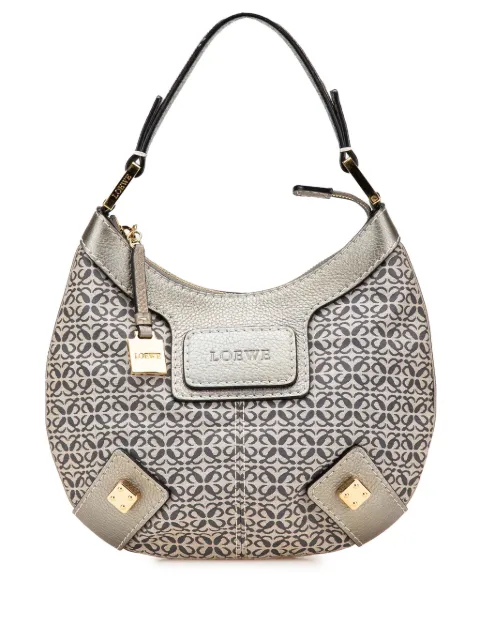 Loewe Pre-Owned 2007 Anagram Canvas New Road hobo bag