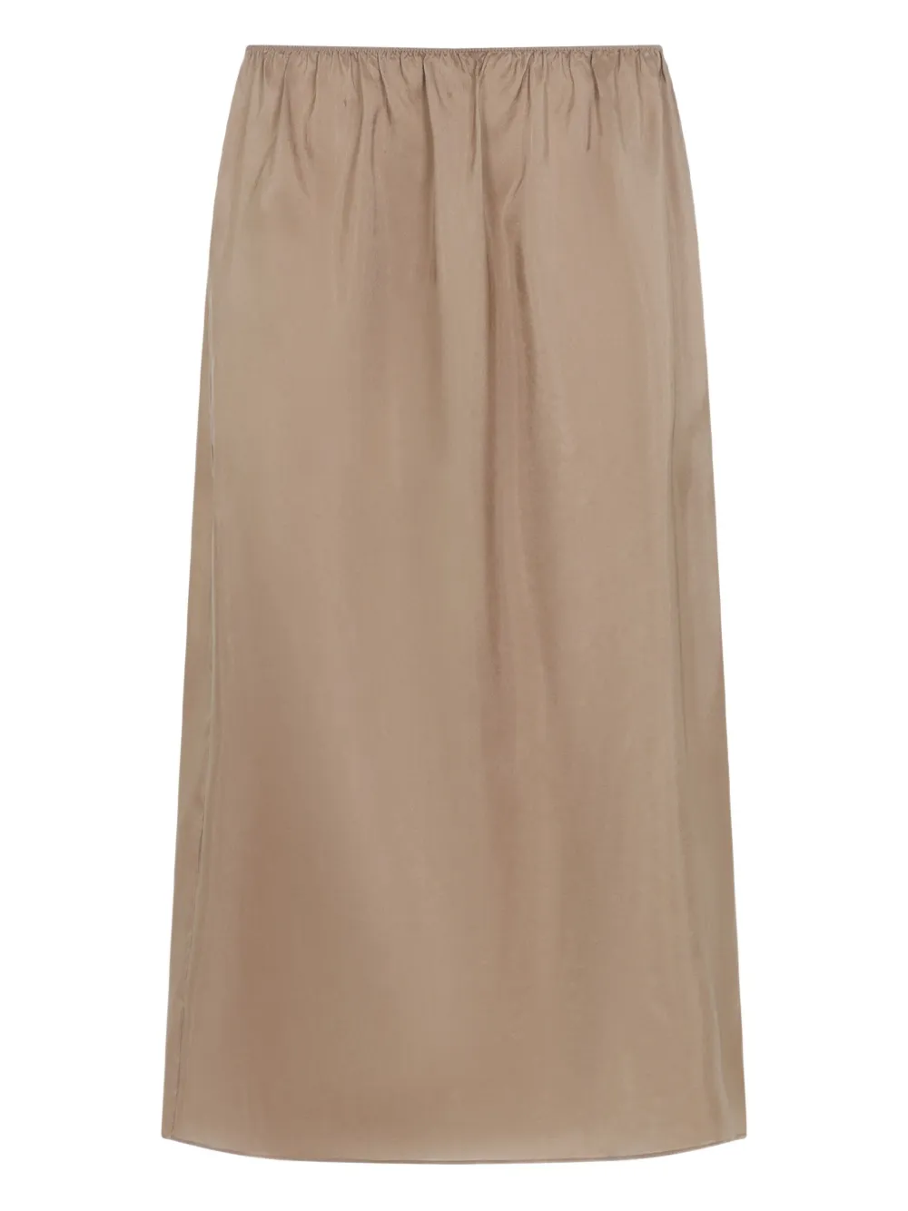 Carven Zijden midi-rok - Beige