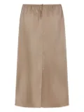 Carven silk midi skirt - Neutrals