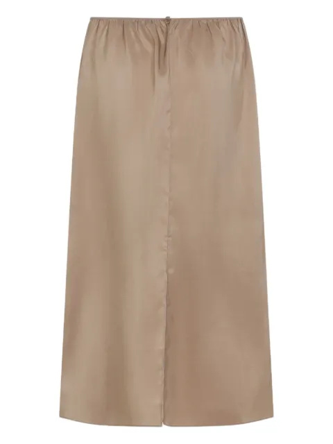 Carven silk midi skirt