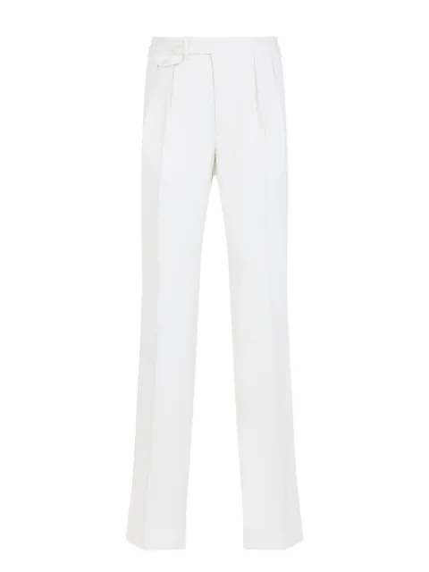 Ralph Lauren Purple Label pleated high-waisted trousers