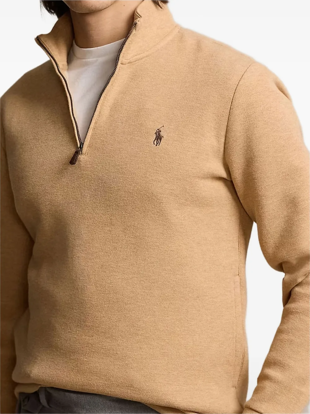 Polo Ralph Lauren Trui met geborduurd logo Beige