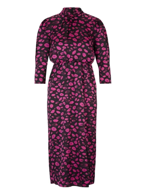 BOSS lip-print dress