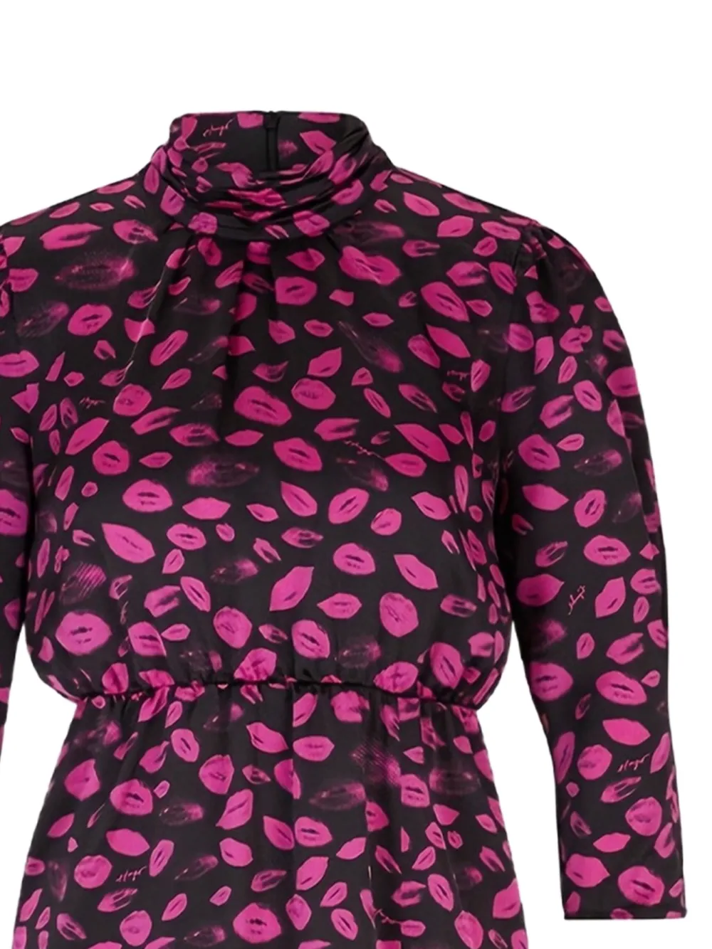 BOSS Jurk met print - Zwart