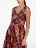 Lauren Ralph Lauren plaid belted dress - Pink