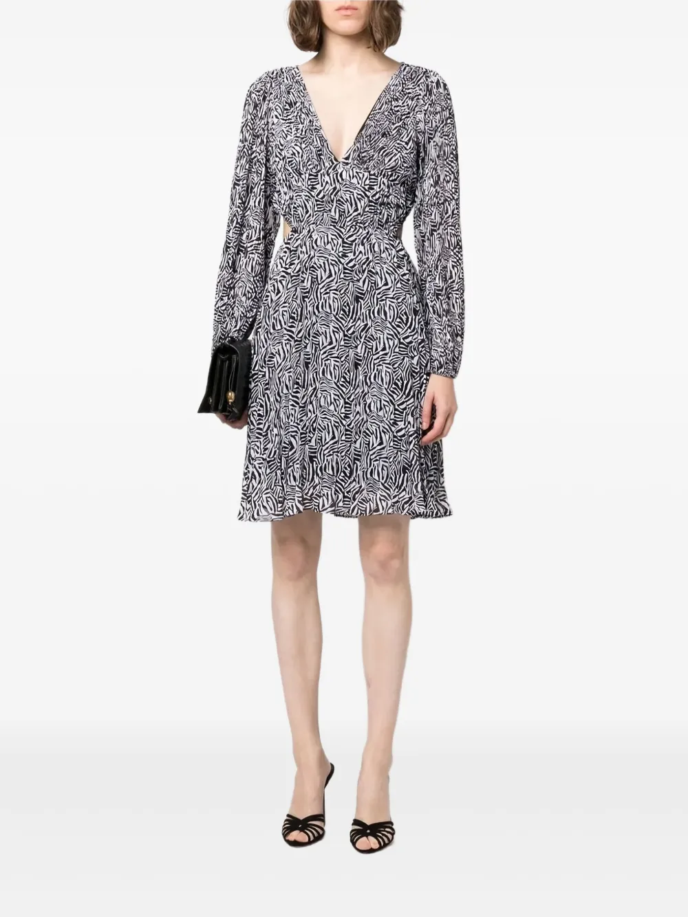 Michael Michael Kors patterned mini dress | Black | Image 1