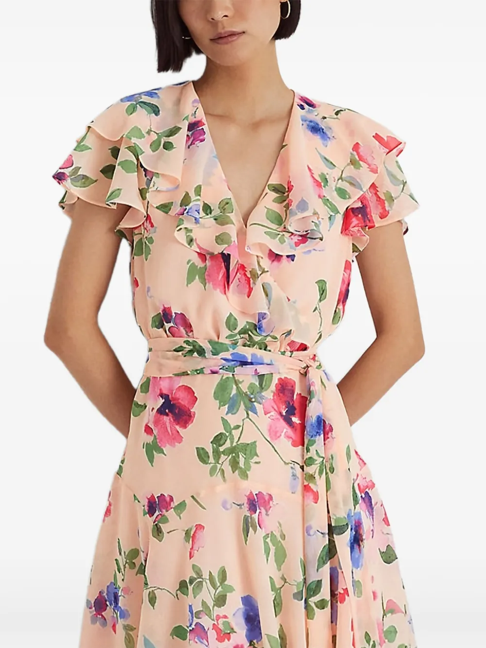 Lauren Ralph Lauren Jurk met bloemenprint Roze