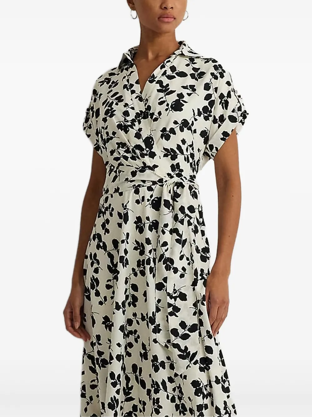 Lauren Ralph Lauren Midi-wikkeljurk - Beige