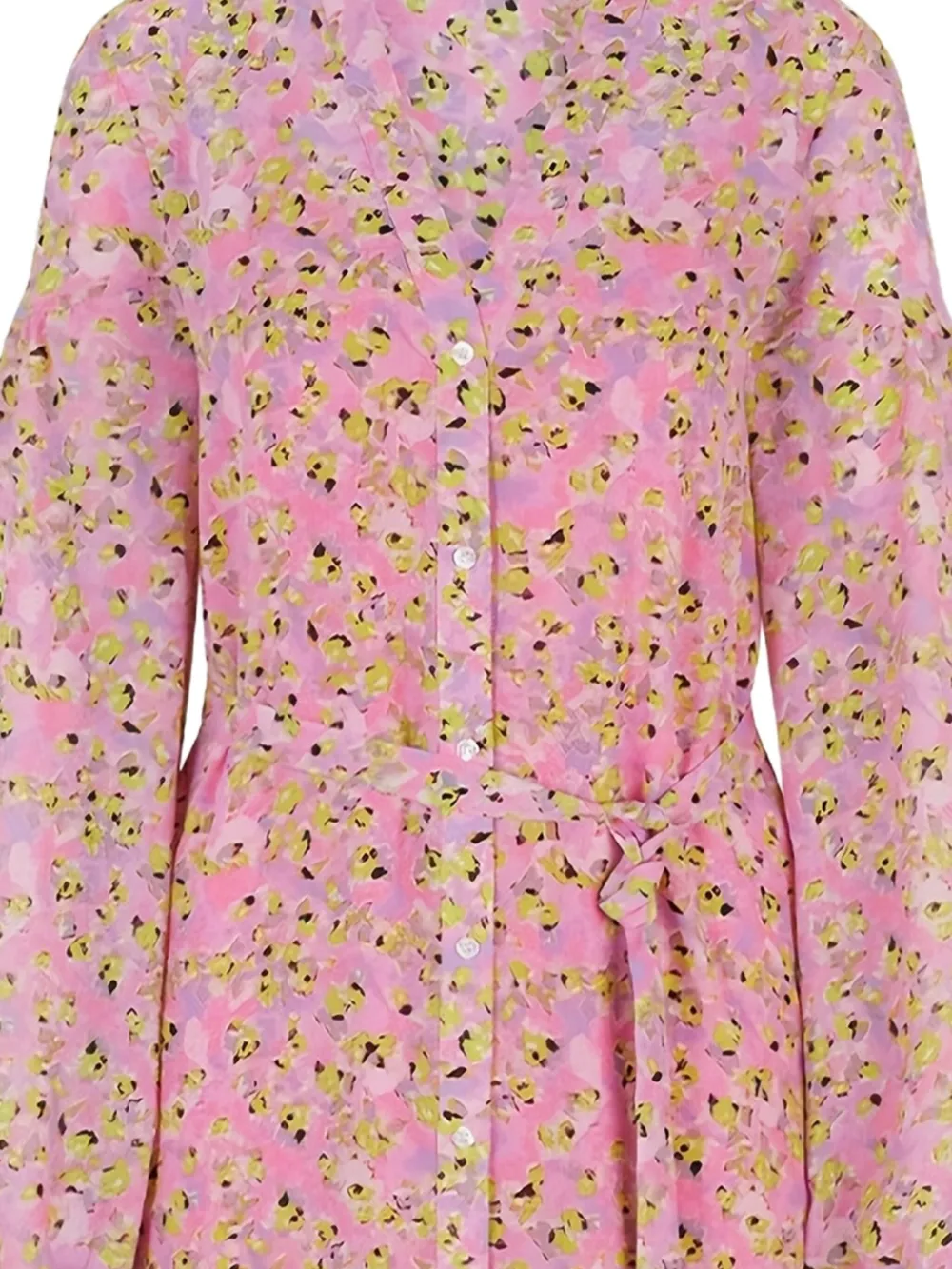 BOSS Midi-jurk met ceintuur - Roze