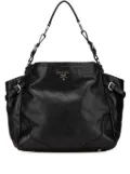 Prada Pre-Owned 2007 Soft Calf Side Pocket Hobo tote bag - Black