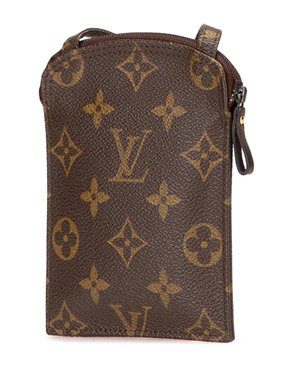 Pre-owned Louis Vuitton 1994 Monogram Pochette Secret Passport Holder Crossbody Bag
