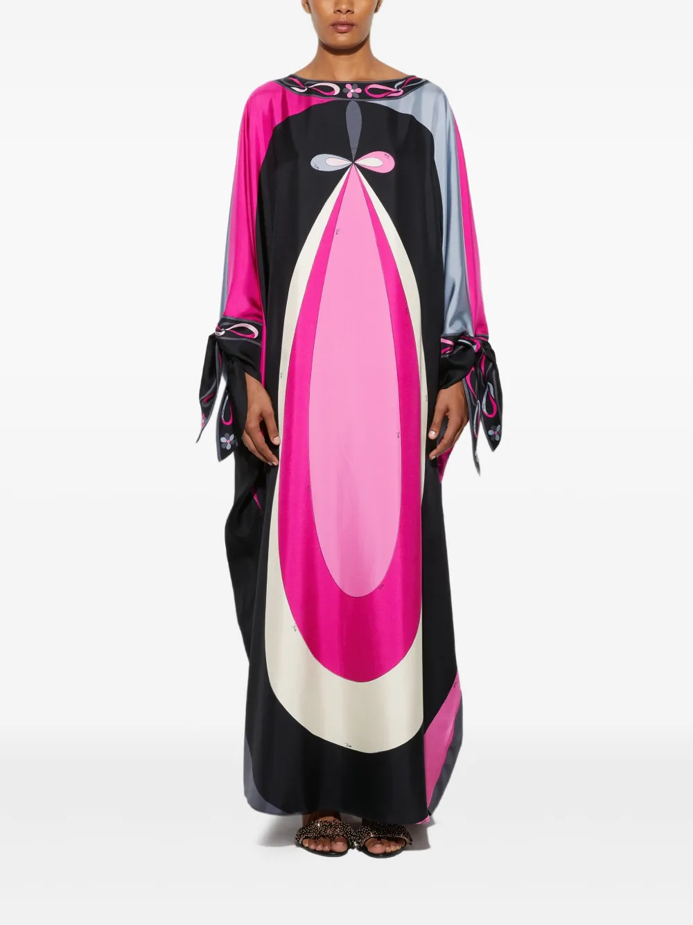 PUCCI Maxi-jurk met Maddalena-print - Zwart
