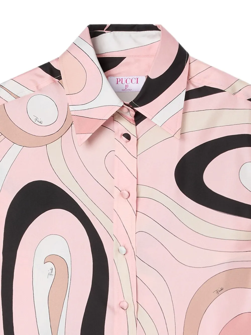 PUCCI Marmo-print button-up shirt | Shirts | Image 2