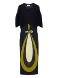 PUCCI graphic-print maxi dress - Black