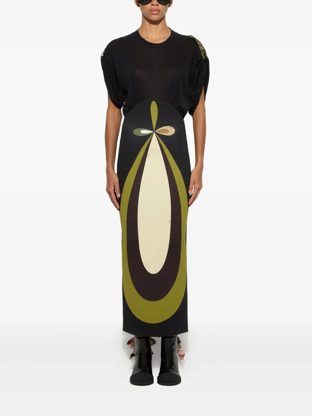 Shop Pucci Graphic-print Maxi Dress