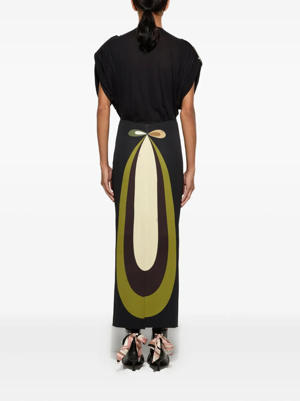 Shop Pucci Graphic-print Maxi Dress