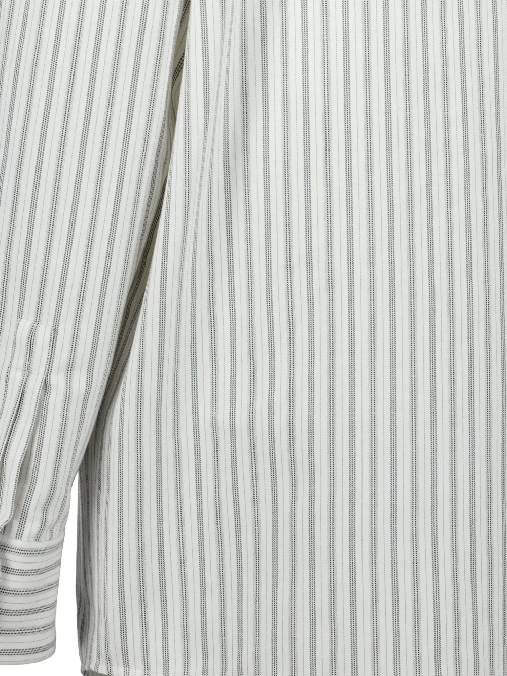 Saint Laurent striped cotton shirt Grijs