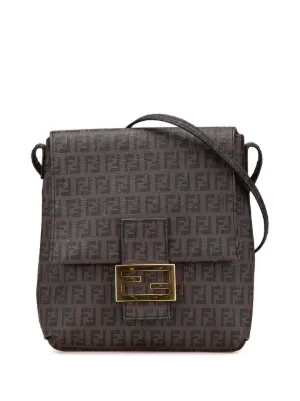 Fendi Pre-Owned 2010-2025 Zucca Spalmati Crossbody Bag  display picture 1