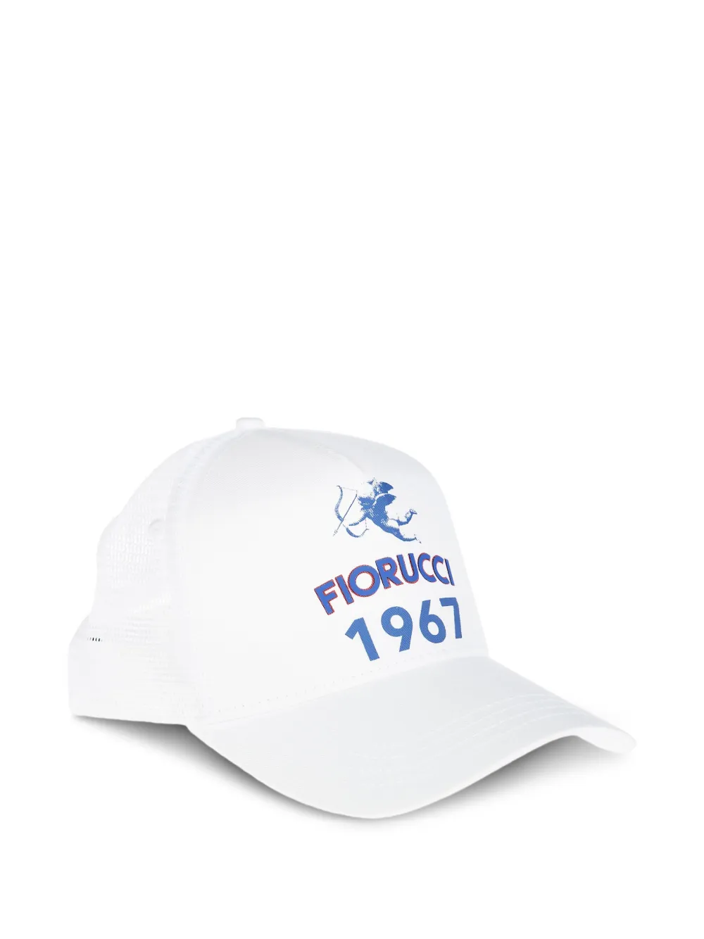 logo-print mesh-panel cap