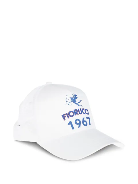 Fiorucci logo-print mesh-panel cap
