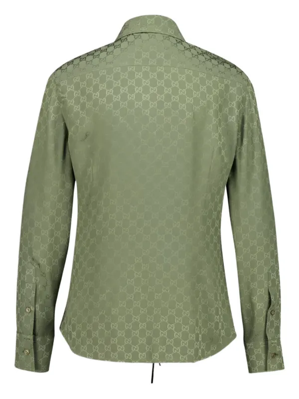 【GUCCI】2020s All GG-Pattern L/S Shirt GUCCI 2020s All GG-Pattern L/S Shirt