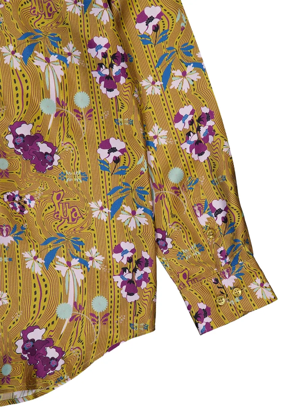 PAULA Blouse met bloemenprint Geel