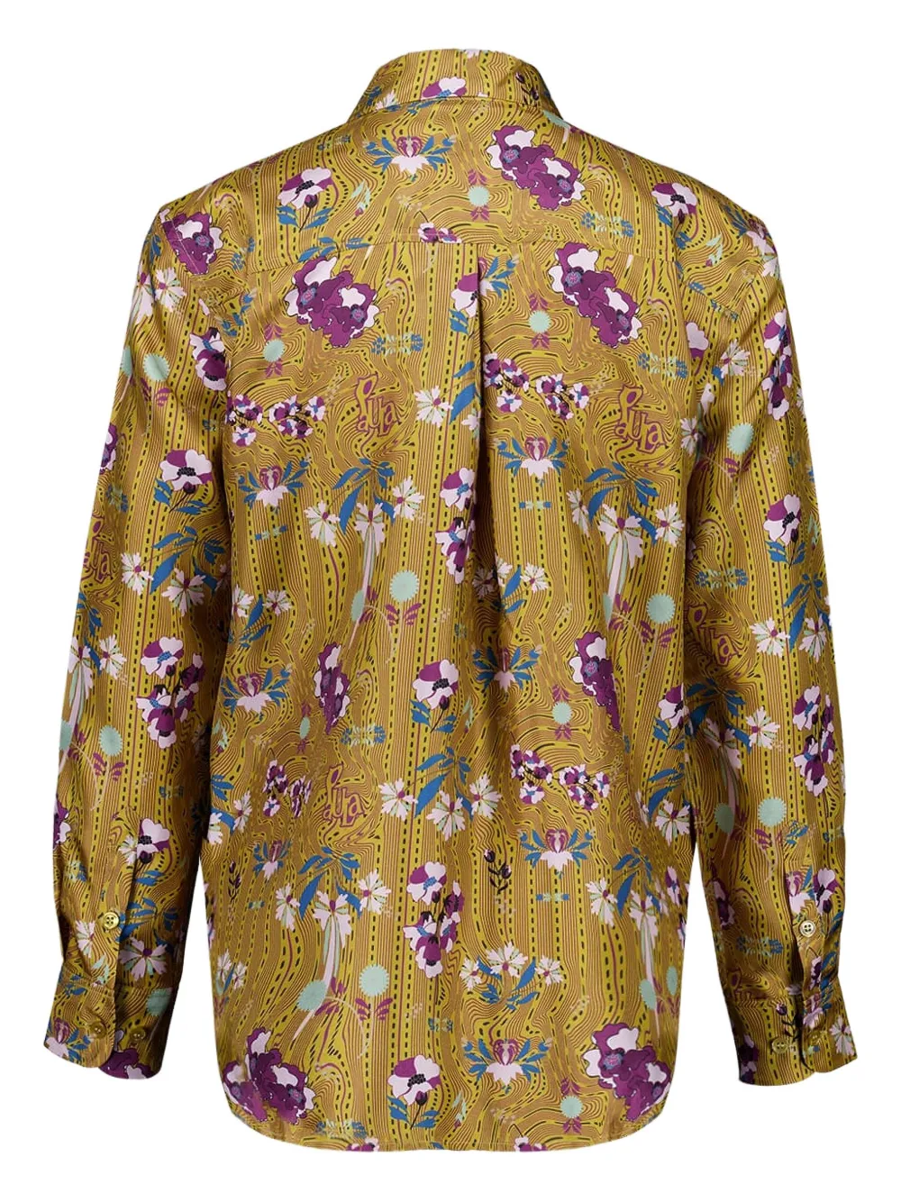PAULA Blouse met bloemenprint Geel